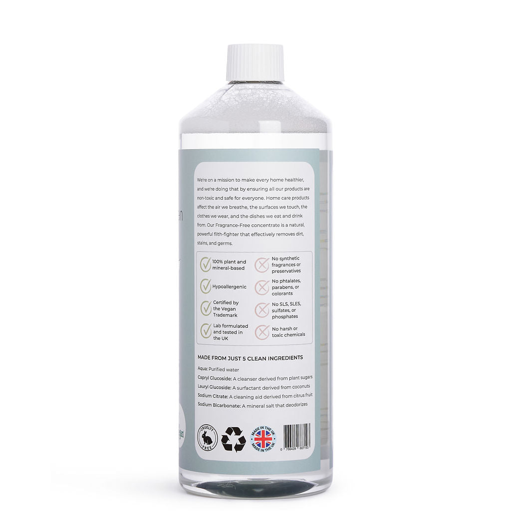 مركز الكل في واحد، خالي من العطور (1 لتر)