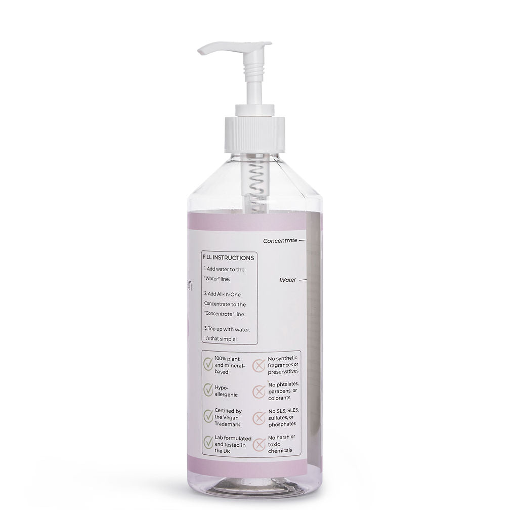 Empty Dish Liquid Bottle (Refillable)