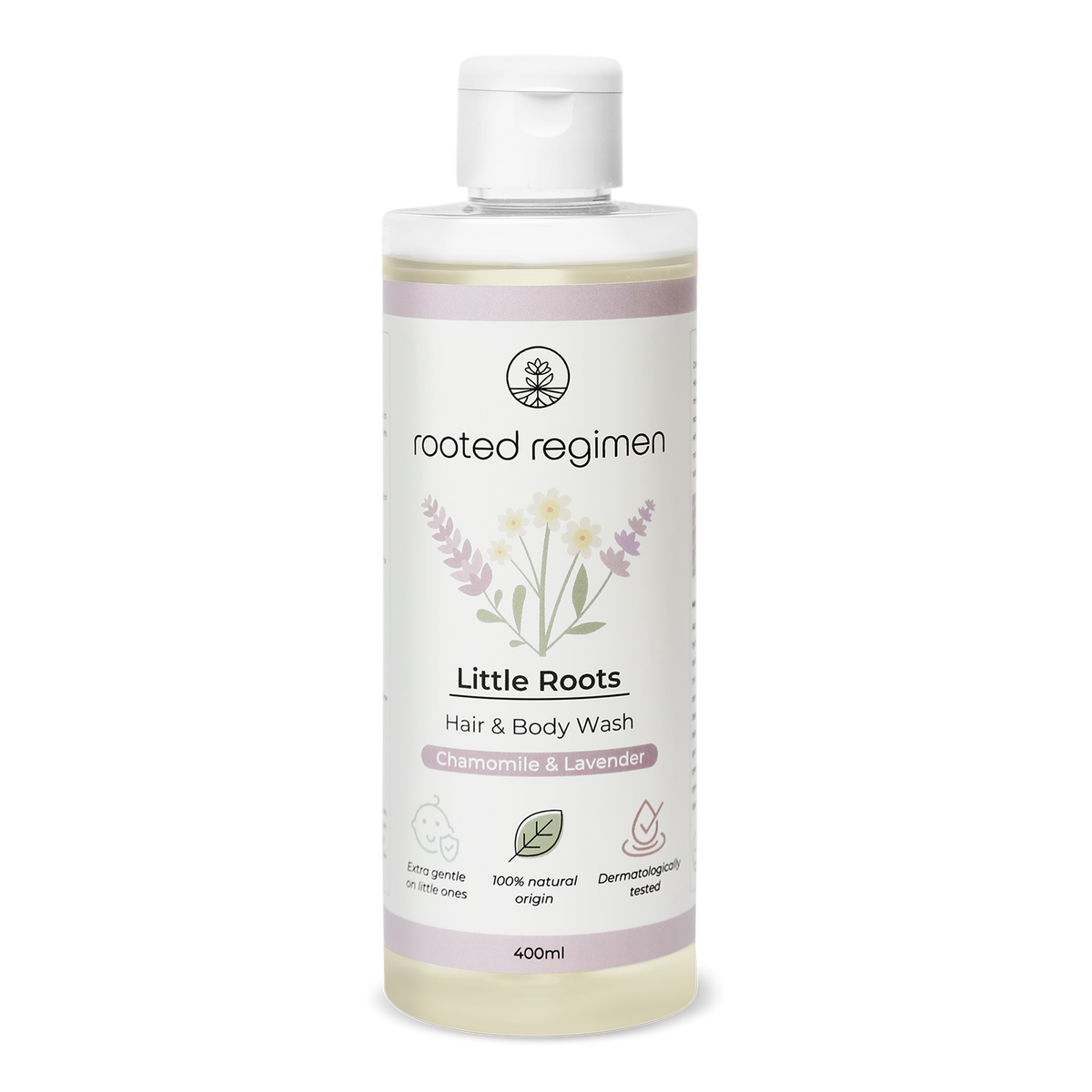 Little Roots Hair & Body Wash, Chamomile & Lavender (400ml)