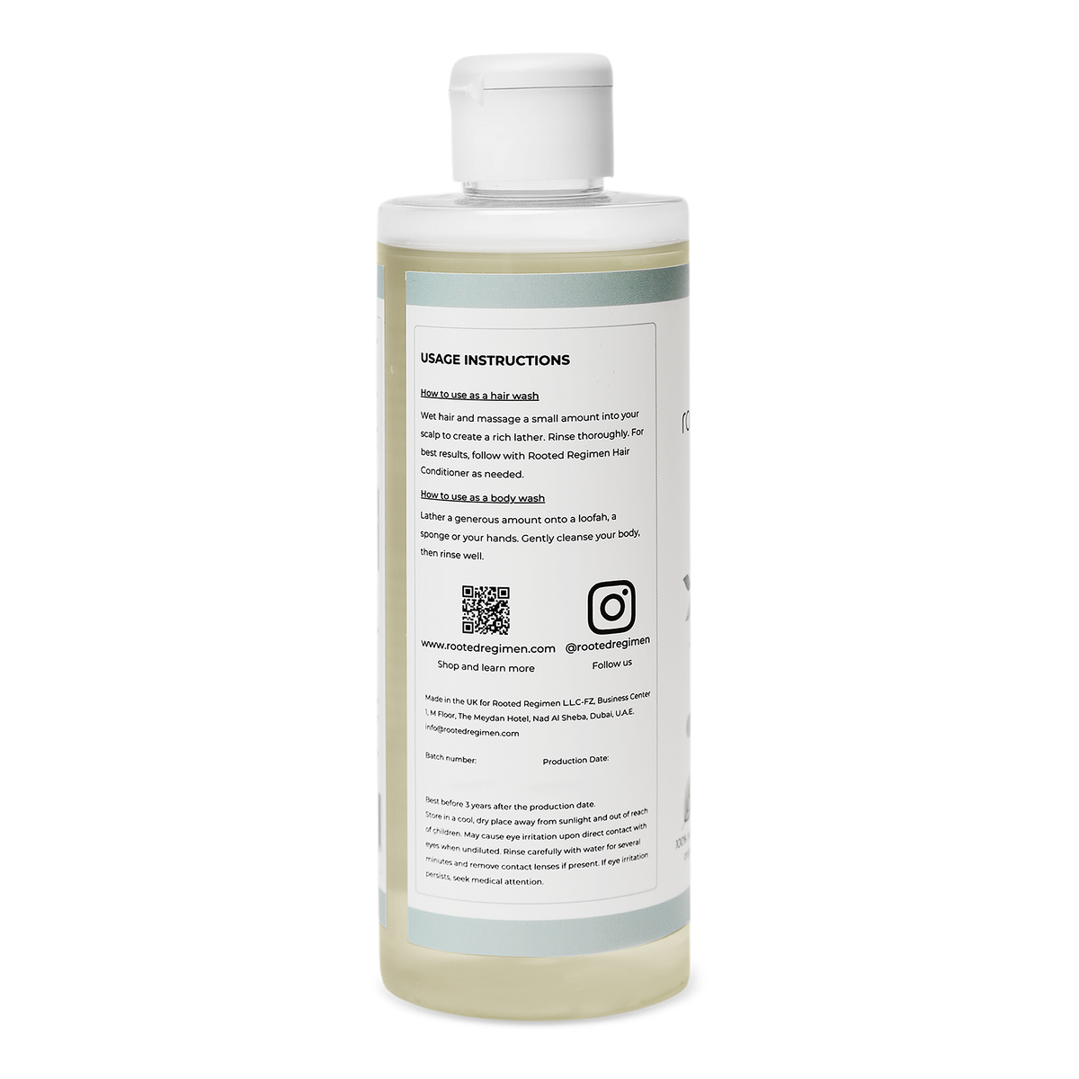 Hair & Body Wash, Fragrance-Free (400ml)