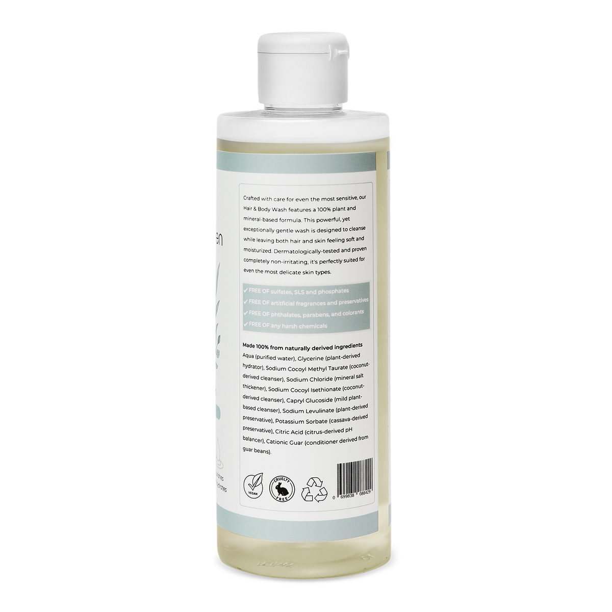 Hair & Body Wash, Fragrance-Free (400ml)