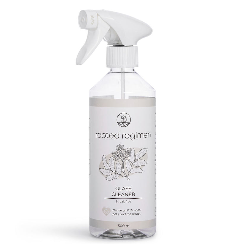 Rooted Regimen Empty Glass Cleaner Bottle (Refillable) – Rooted Regimen